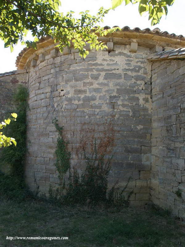 VISTA NORTE DLE CILINDRO ABSIDAL